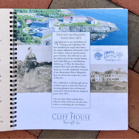 Cliff House Maine Cookbook Dining Cape Neddick Ogunquit Seafood Resort - Picture 3 of 11